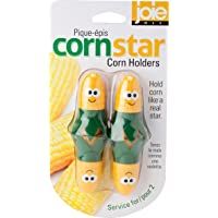 Joie Kitchen Gadgets Kitchen Gadgets 22202 Soportes para mazorcas de Estrella de maíz Joie- 2 Juegos- Acero Inoxidable…